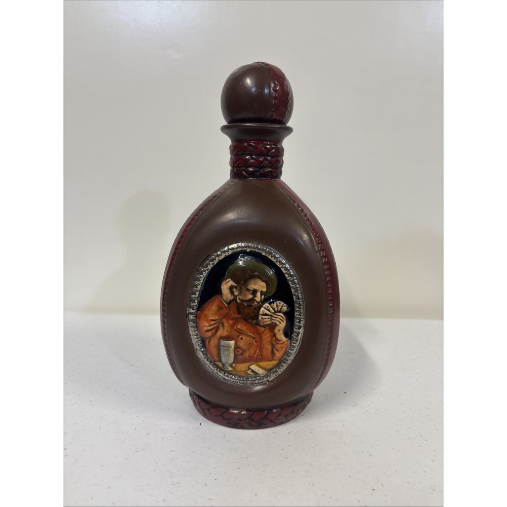 Vintage Jim Beam Porcelain Liquor‎ Decanter Made in Japan Working Music Box